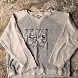 Disney Heather Gray Sweatshirt